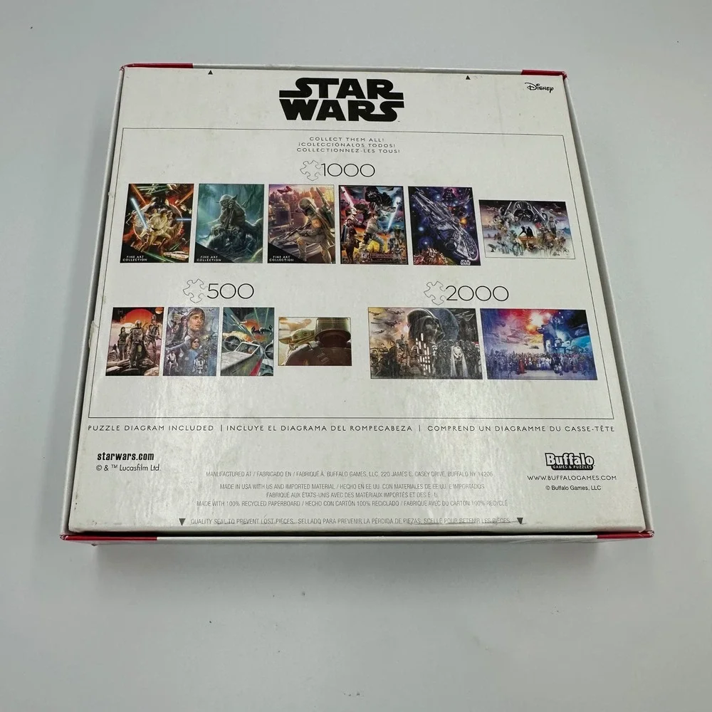 Star Wars The Mandalorian 500 Piece Jigsaw Puzzle Buffalo Games‎ Disney